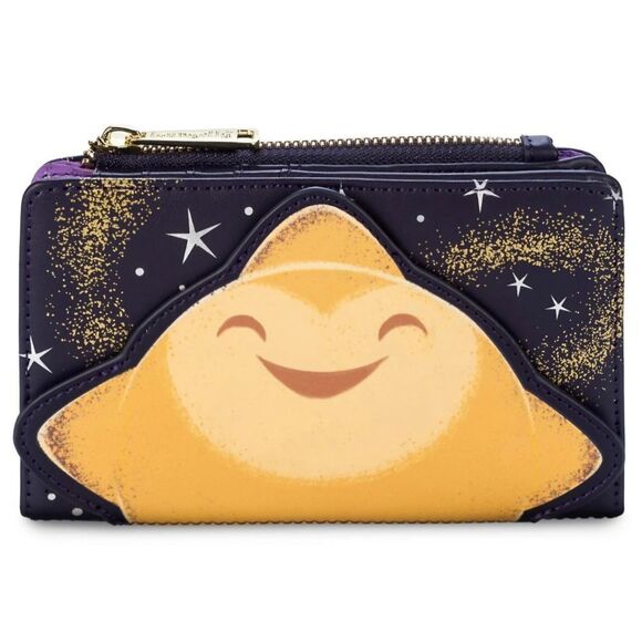 Disney Parks Loungefly Wish Wallet Star Glow in the dark  Disney NWT NEW - Picture 3 of 6